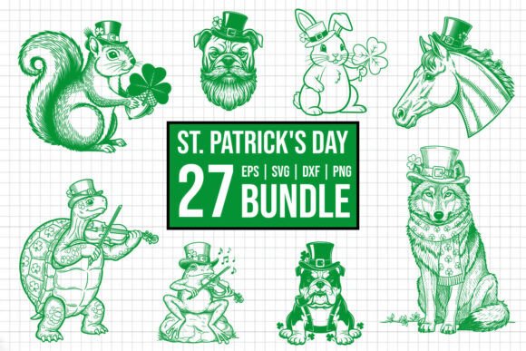 St Patricks Day Animal Leprechaun Svg - Download Now