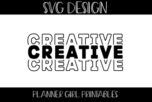 Creative SVG Design Word Lettering - Download Now