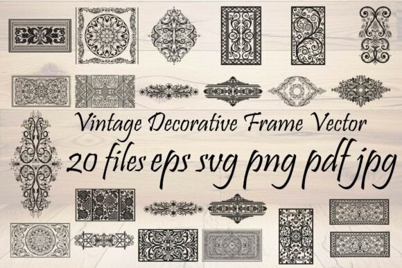 Vintage Ornamental Arch Frame Vector - Download Now