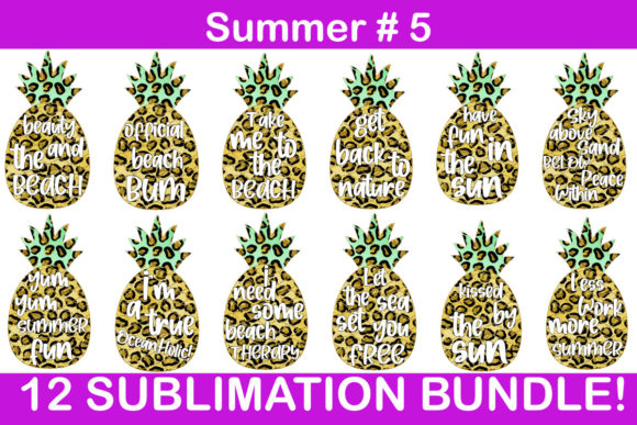12 Sublimation Summer Bundle #5 - Download Now