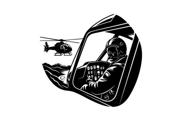 Pilot Flying Helicopter Rescue Mission V - Download Now