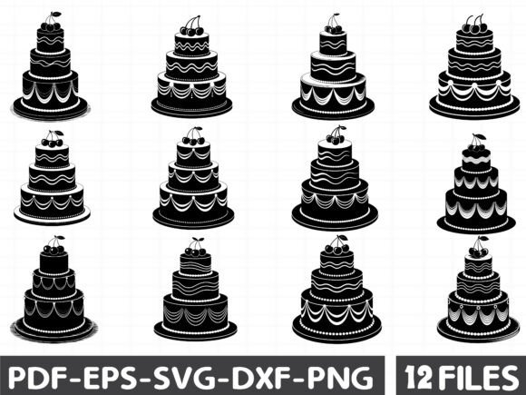 Multi Layered Cake SVG - Download Now