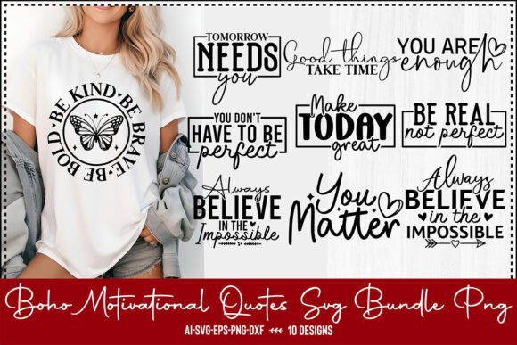 Download Boho Motivational Quotes Svg Bundle Png - Quotes svg Collection