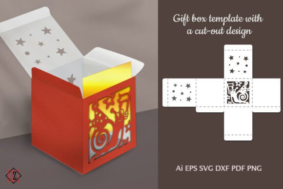 Download Snail Gift Box Template | Paper Cutting - Paper cutting Collection