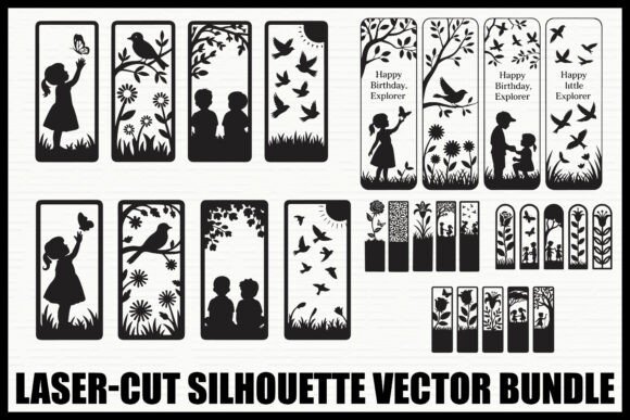 Download Laser Cut Silhouette Vector Bundle - Laser Collection